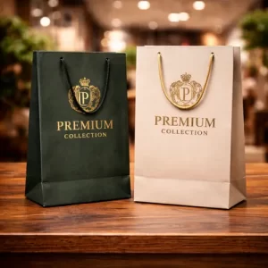 Sacola de papel personalizada - G vertical 200 unidades